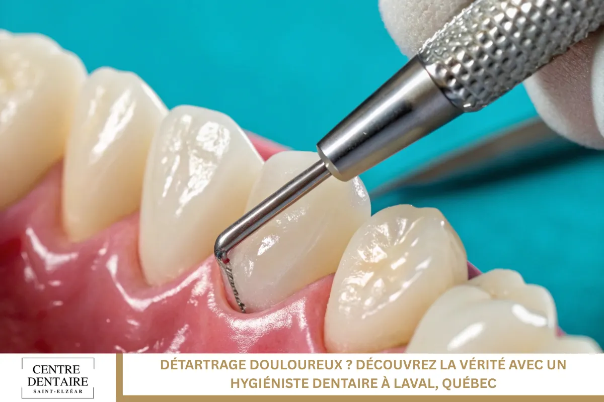 Détartrage douloureux ? Découvrez la vérité avec un hygiéniste dentaire à Laval, Québec