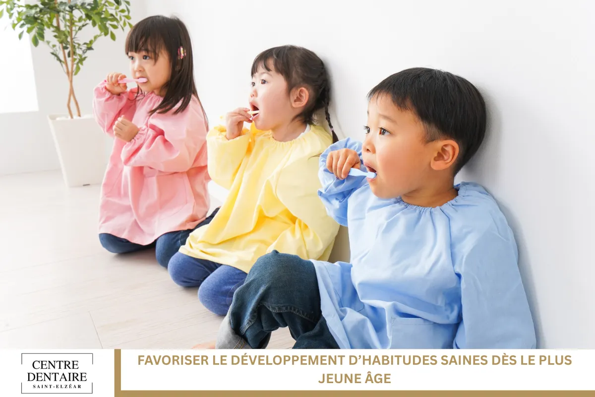 Favoriser le développement d’habitudes saines dès le plus jeune âge